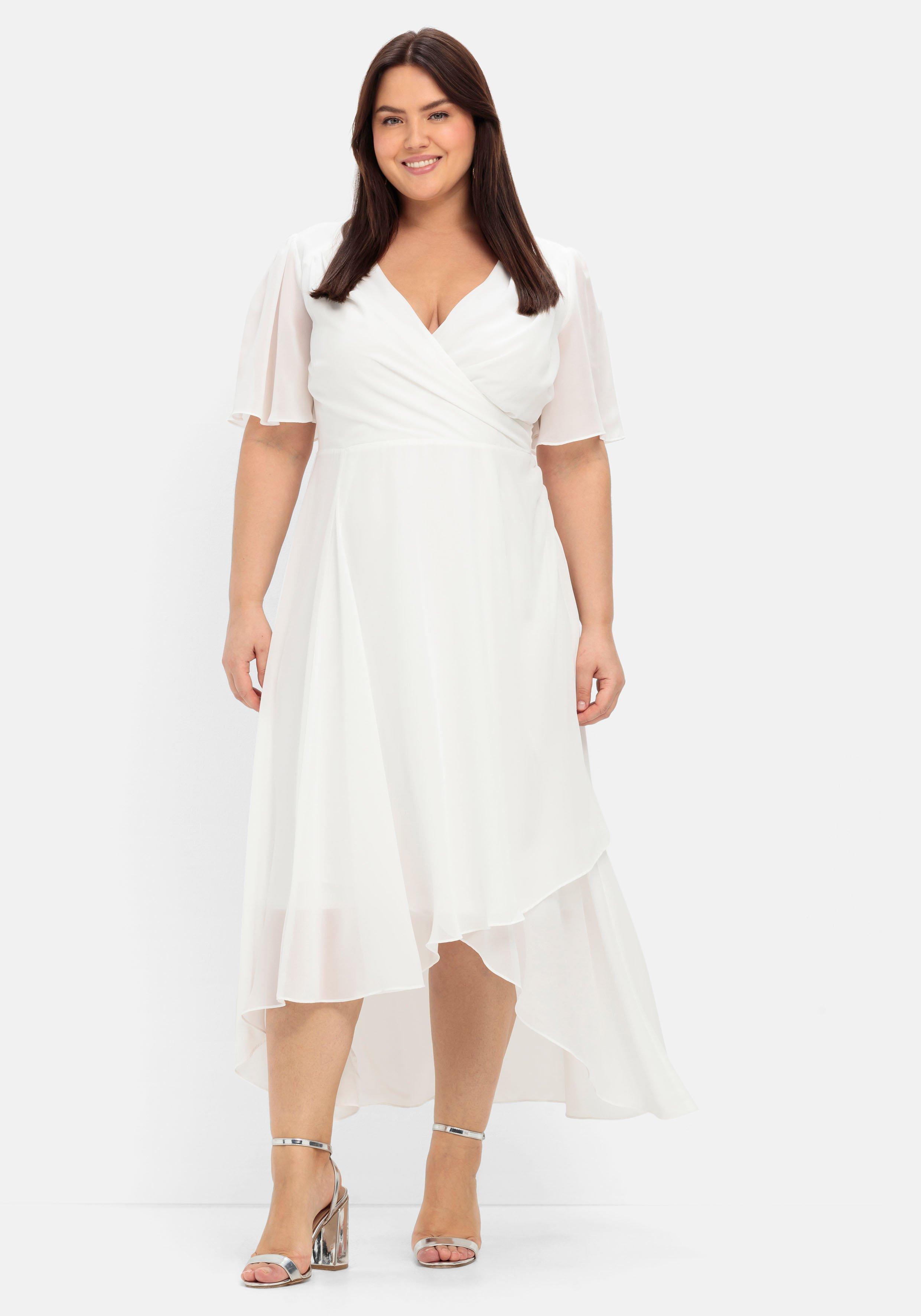 Chiffonkleid im Lagenlook, mit Unterkleid