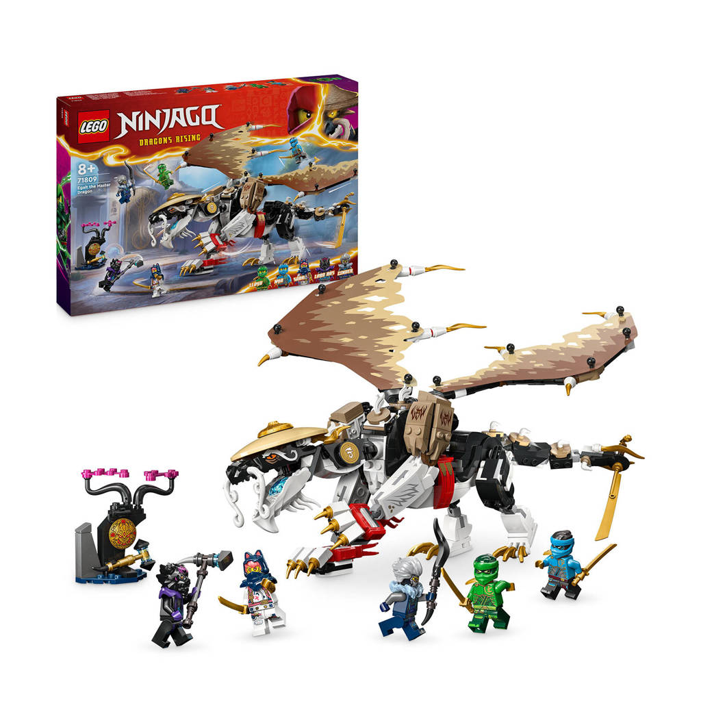 Leuke mooie aanvulling op ninjago setsEgalt de MeesterdraakRollenspel Speelgoed van de Dragons Rising tv-serie 71809