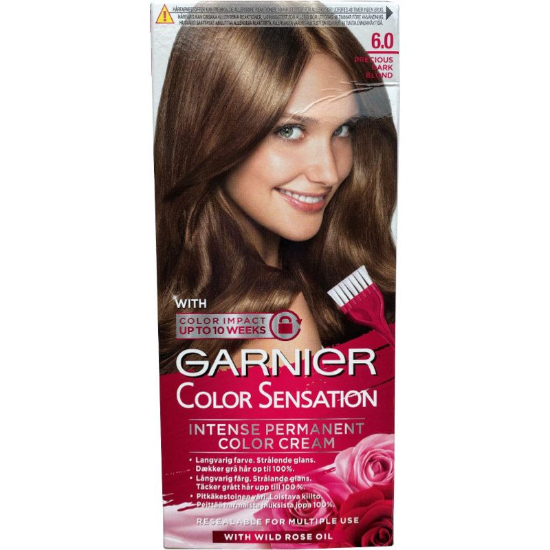 Garnier Color Sensation Intense Permanent Color - 6.0 Precious Dark Blond