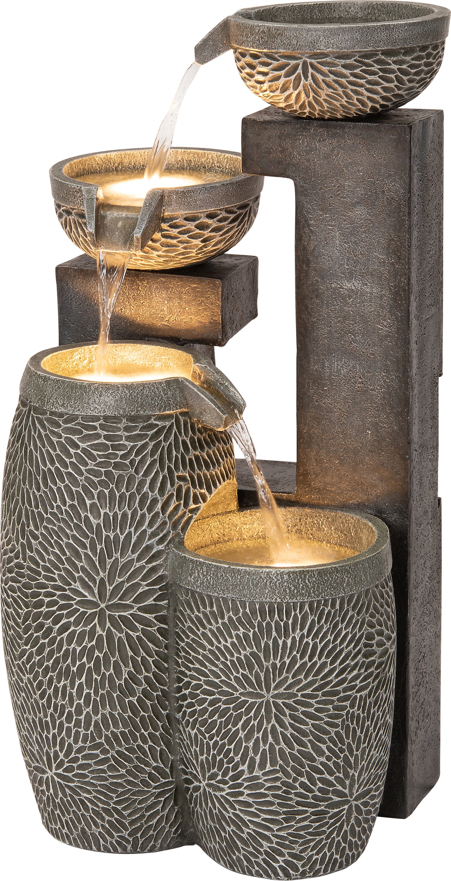 Intratuin waterornament Koli grijs 44 x 40 x 85 cm