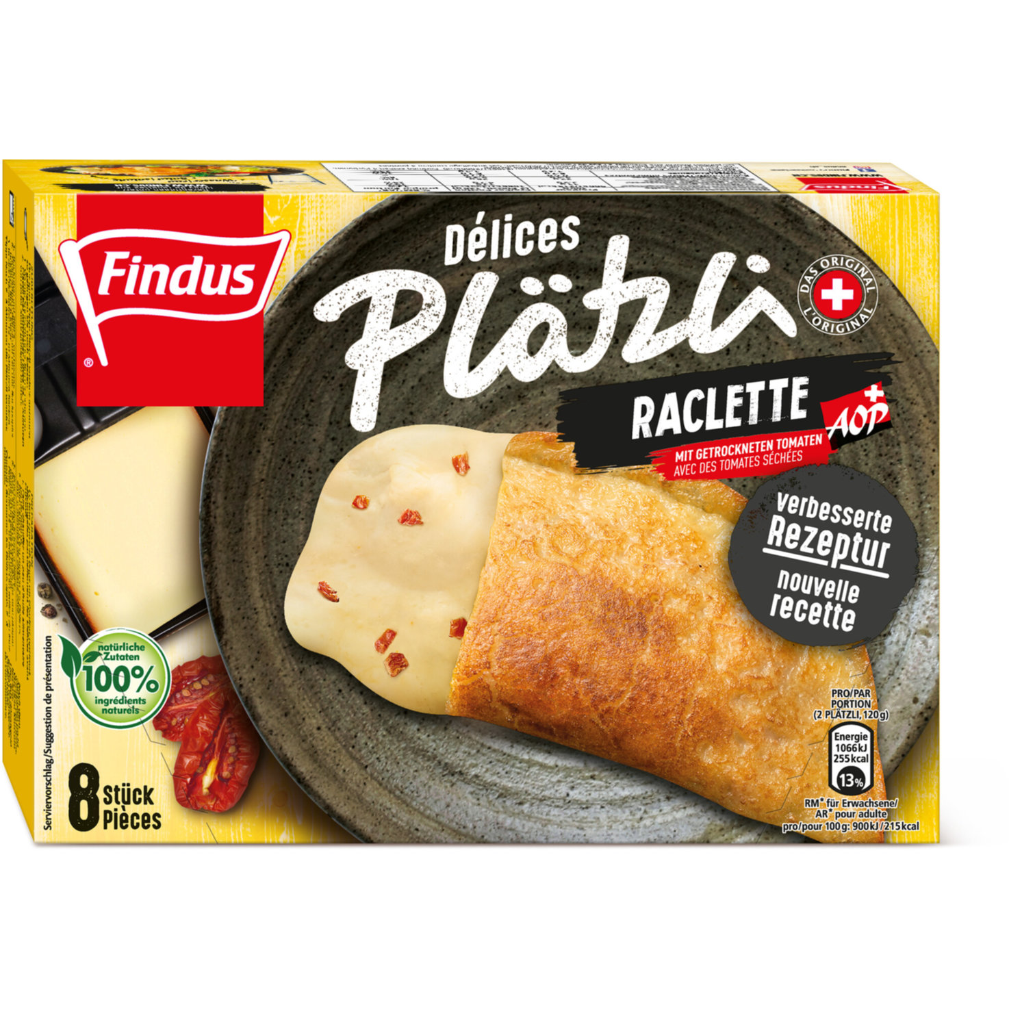 Findus Plätzli Raclette 8 Stück