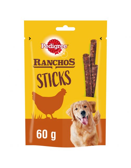 Pedigree Ranchos Sticks - Hondensnacks - Kip 60 g