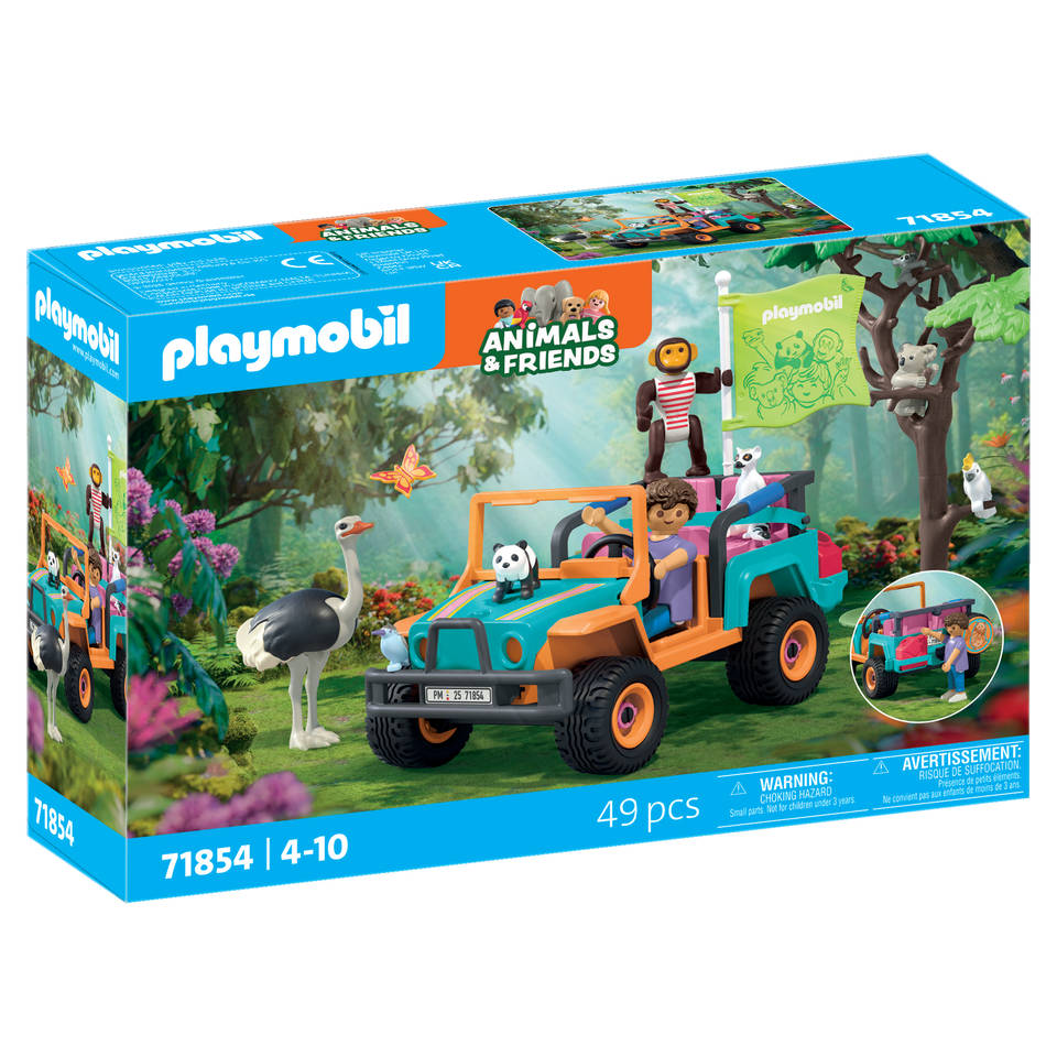 PLAYMOBIL Animals & Friends terreinwagen 71854