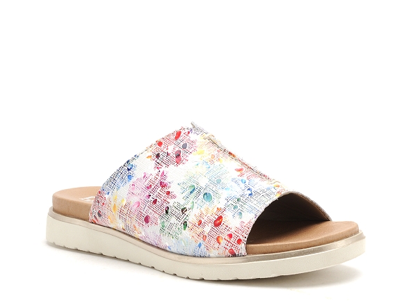Rieker mules et sabots plats femme v5054 multicolore