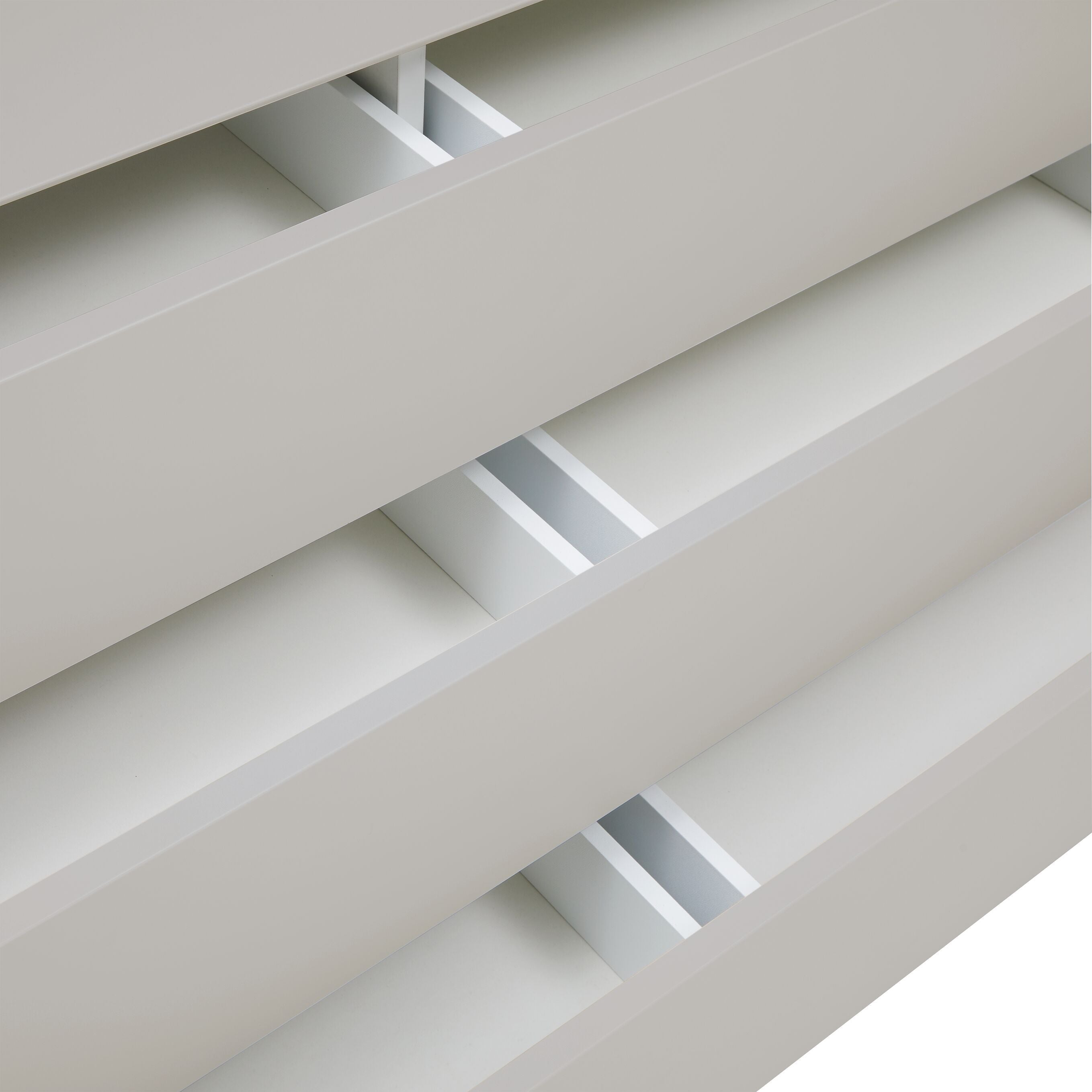 LUX Kommode - Taupe / B: 120.0 cm x T: 46.0 cm x H: 74.5 cm