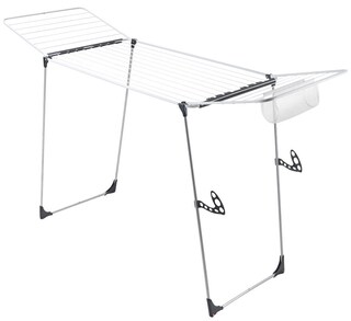 metaltex Flügelwäschetrockner Hurricane 197x65x115 cm Metall silber