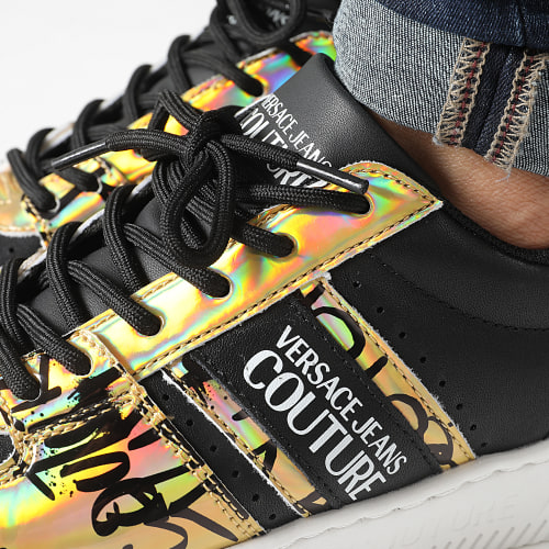 Baskets Femme Fondo Meyssa 75VA3SJ7 Black Gold Iridescent