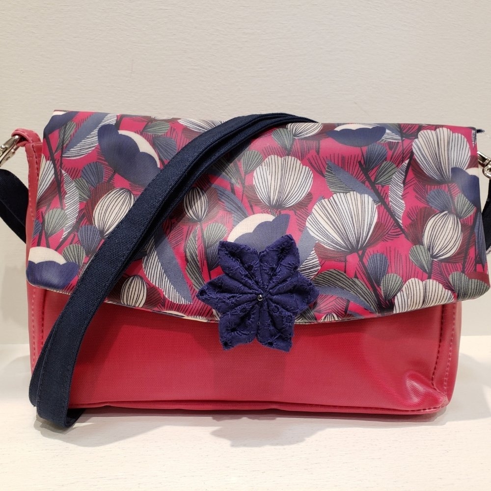 Rabat Sac Compagnon Pavot Fuchsia