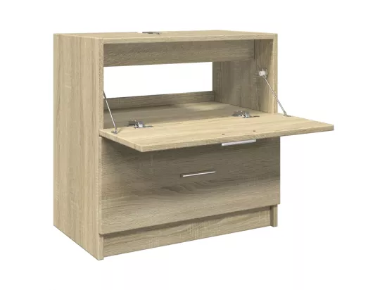 Armoire d'évier chêne sonoma 59x37x59 cm bois d'ingénierie