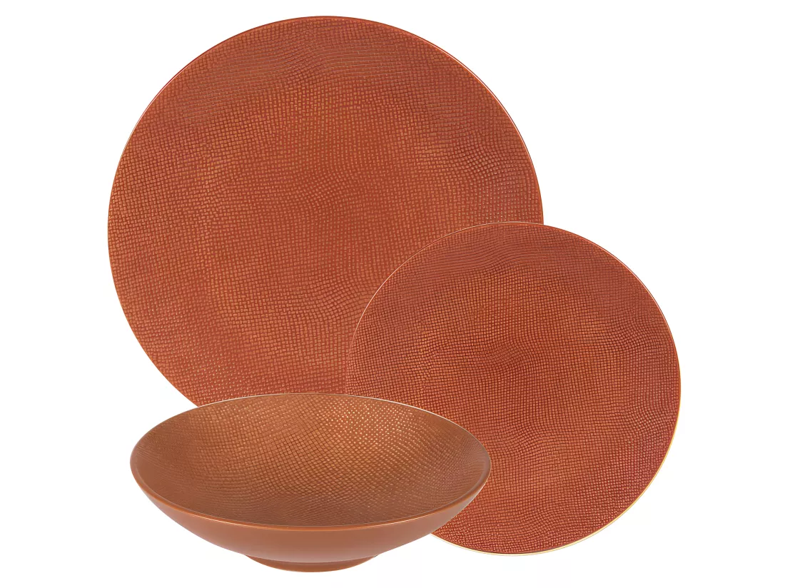 Service d'assiettes Vésuvio terra 18 pièces