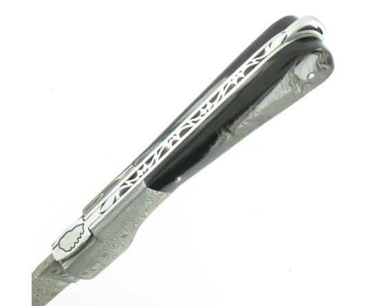 Sperone Damas Buffle brut Couteau de Poche - Sperone par Fontenille Pataud