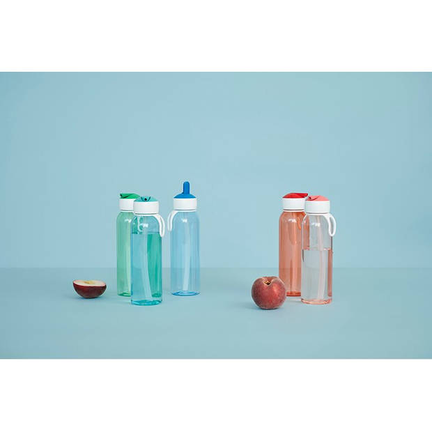 Waterfles flip-up Campus 500 ml - blauw