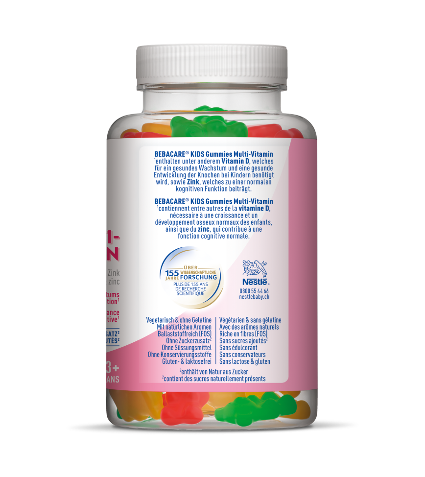 Bebacare Kids Gummies<br>60 Stück, Dose, Gummipastille, Multi-Vitamin