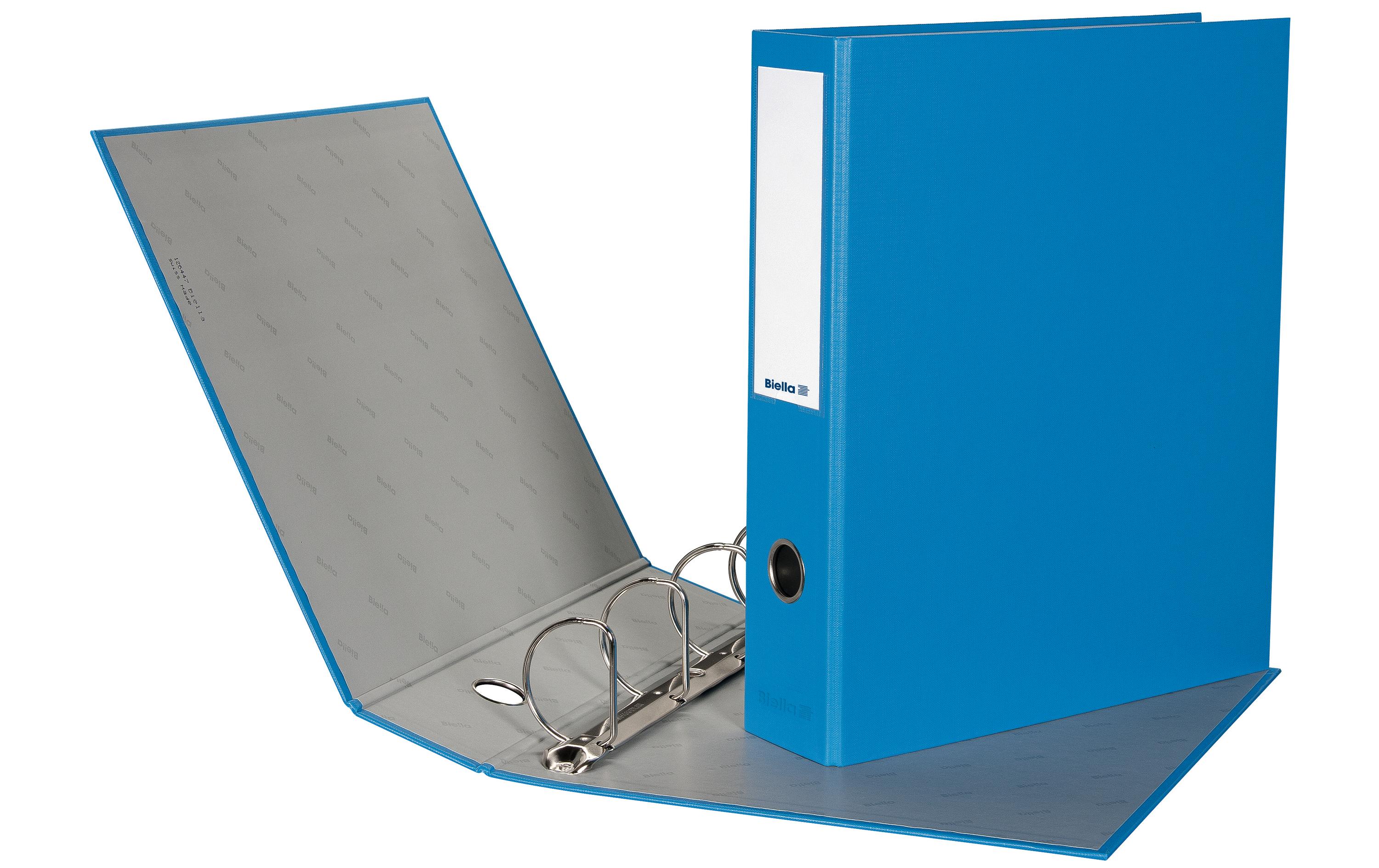 Zeigebuch Dinor-Quatro A4 7 cm, BlauOrdner mit 4-Ring-Kombi-Mechanik