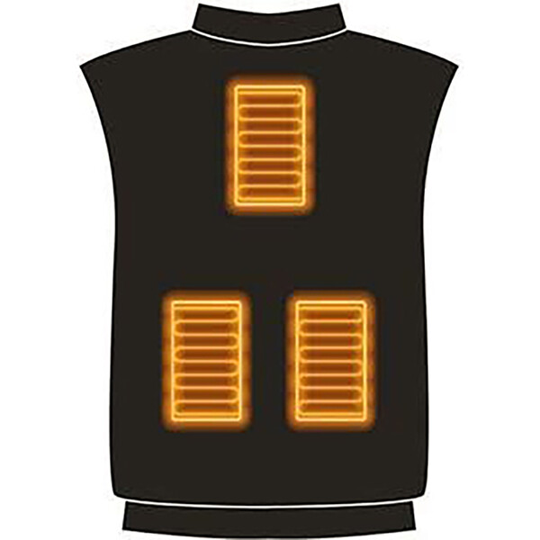 Harisson - Gilet chauffant Active Heat Noir