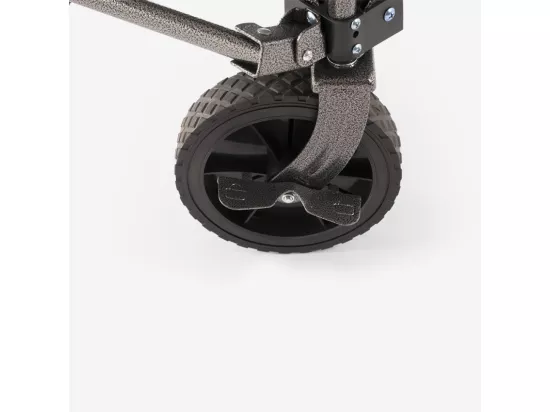 Chariot pliant 4 roues plage jardin capacité 80kg TERRA