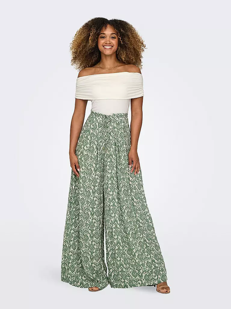 ONLY Marlenehose ONLCHIARA grün