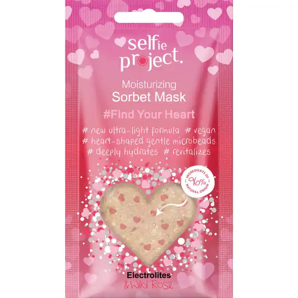 Feuchtigkeitsspendende Gesichtsmaske #Find Your Heart