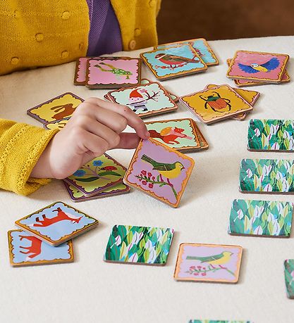 Eeboo Memory-Spiel - 24 Paar - Wald
