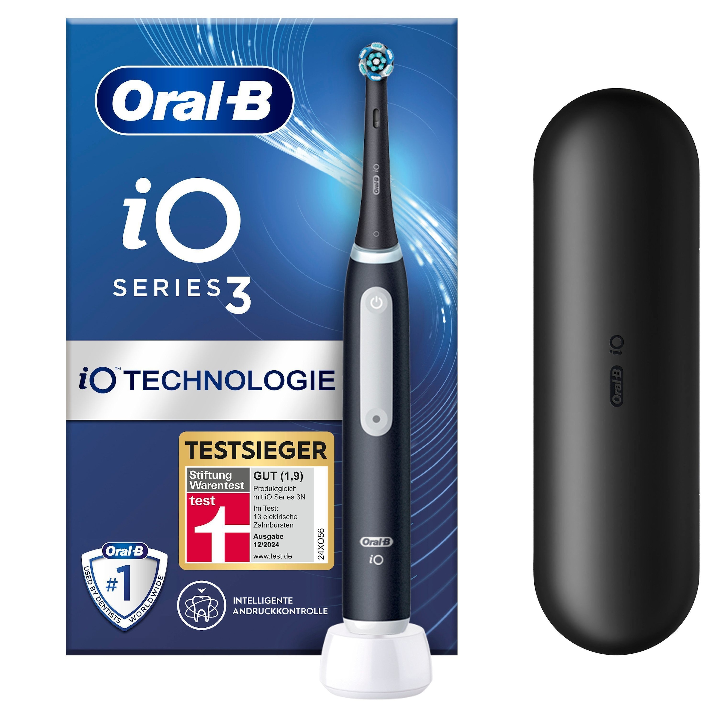 Oral-B Elektrische Zahnbürste »iO Series 3« 1 Stk. Aufsteckbürsten Magnet-Technologie