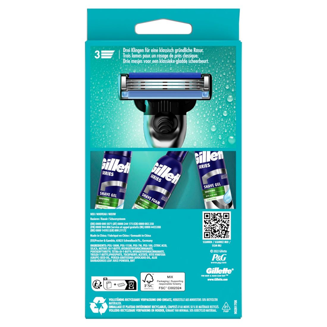 Gillette - Nassrasierer 