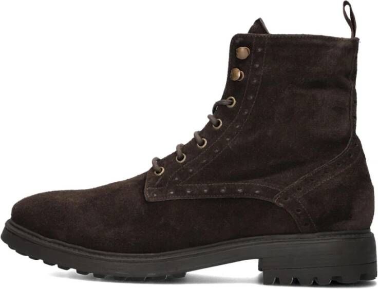STEFANO LAURAN Veterboots Heren 3551 Maat: 40 Materiaal: Leer Kleur: Bruin