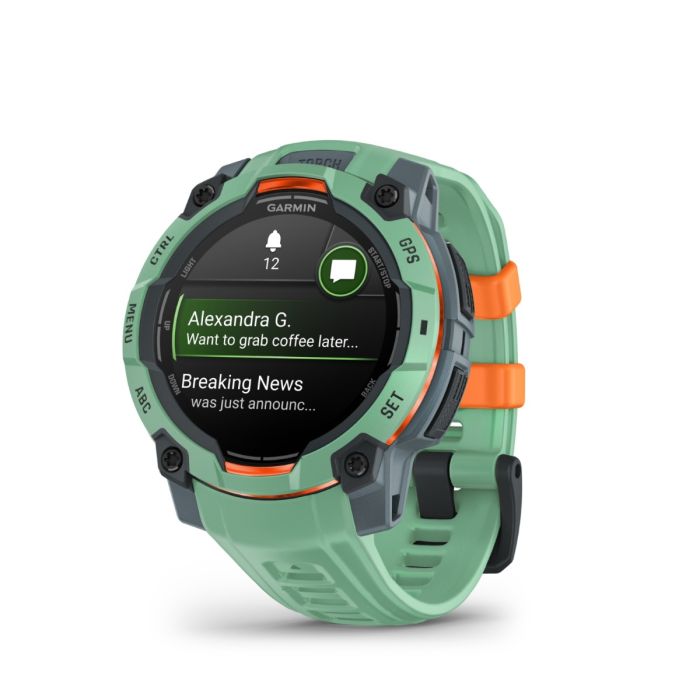 Garmin Unisex Ure Instinct 3 - 45 mm AMOLED Grøn