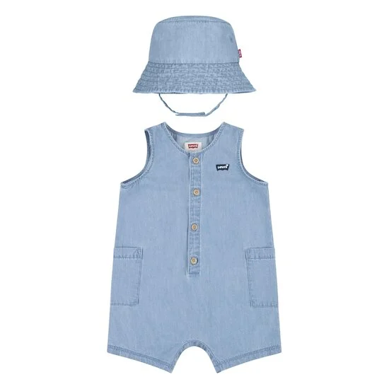 Ensemble Barboteuse + Bob   Denim        de               Levi's Kids