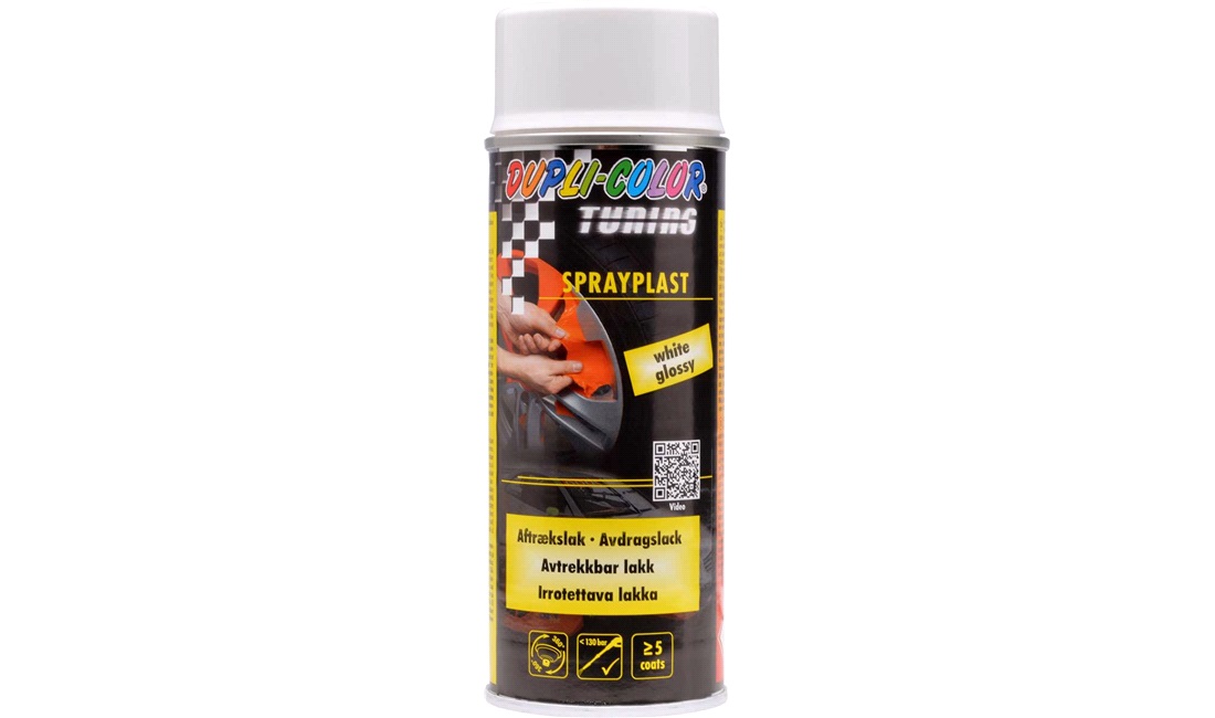 Sprayfolie blank hvid 400 ml.