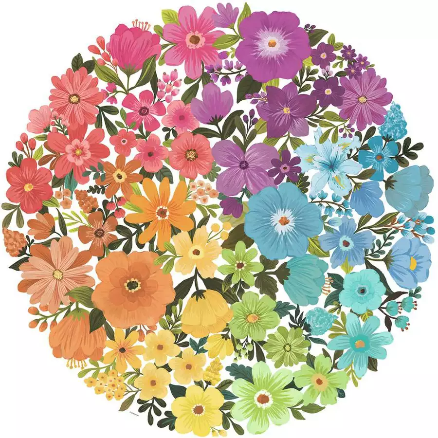 Ravensburger Circle of Colors - Flowers bunt