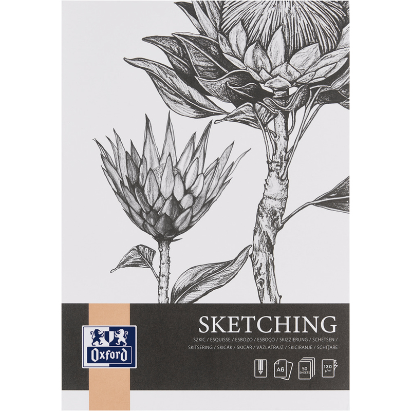 Oxford Art Skizzenblock, A6, blanco