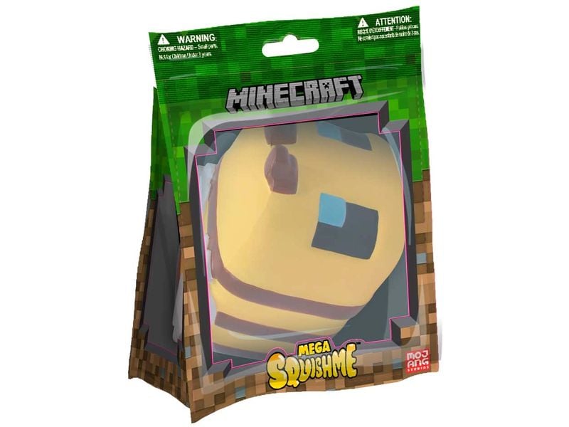 Just Toys International Minecraft Mega Squishme Biene Offiziell lizenzierte Sammelfigur