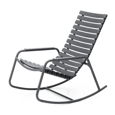 Schaukelstuhl Re- Clips, Grau