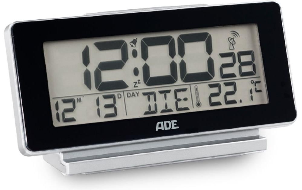 ADE Wecker »Temperatur-& Datumsanzeige« Holzart: Bambus