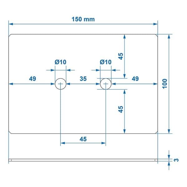 Bakplate for 342136 og 342133