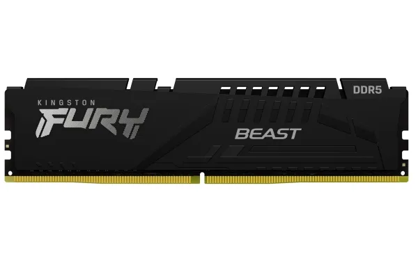 Kingston FURY Beast - DDR5 - sæt - 64 GB: 2 x 32 GB - DIMM 288-PIN - 6000 MHz / PC5-48000 - CL30 - 1.4 V - ikke bufferet - on-die ECC - sort
