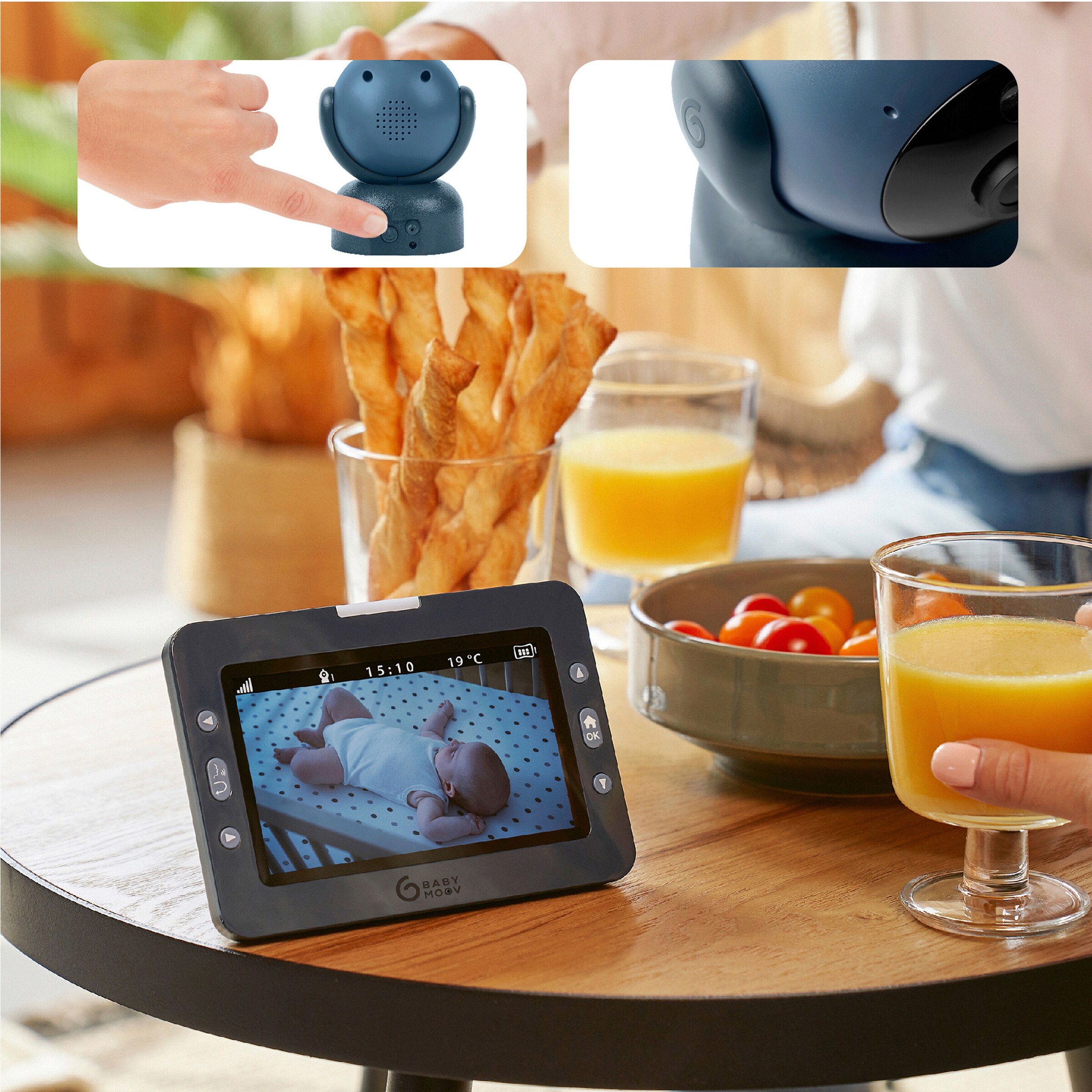 Babymoov Babyphone mit Kamera Yoo Master Plus HD