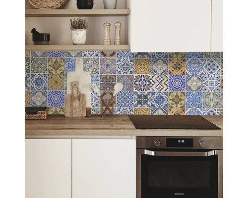 Keukenachterwand mySpotti Profix Pablo tegel, tegellook, 100 x 60 cm, PX-10060-852-HB