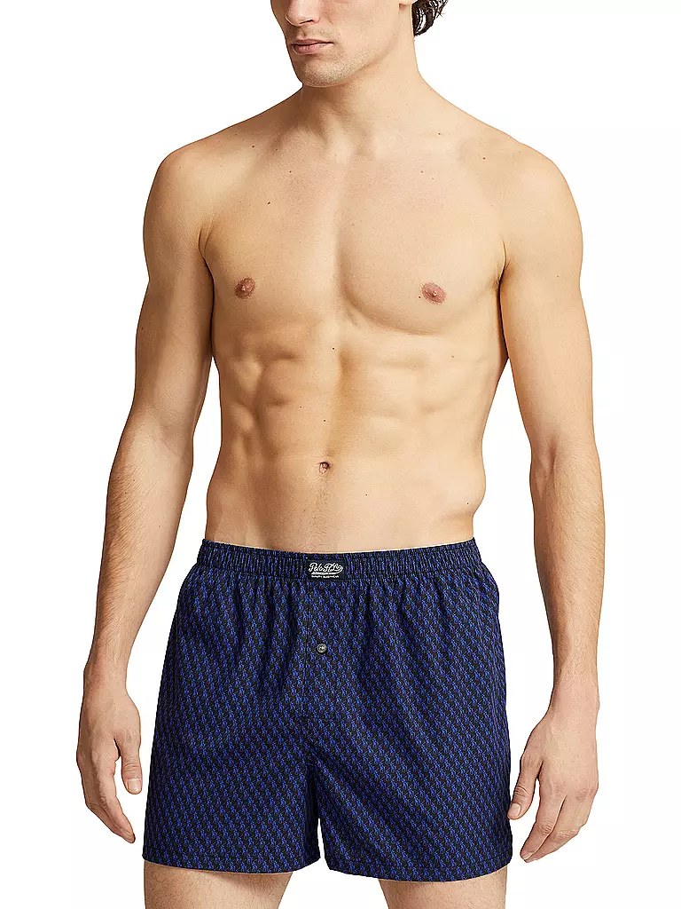 POLO RALPH LAUREN Boxershort black micro tile dunkelblau