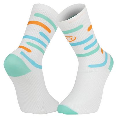 Chaussettes Bv Sport Light Haute Rio Vert / Bleu