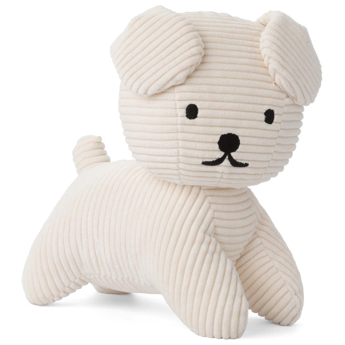 Snuffie knuffel corduroy 21cm wit