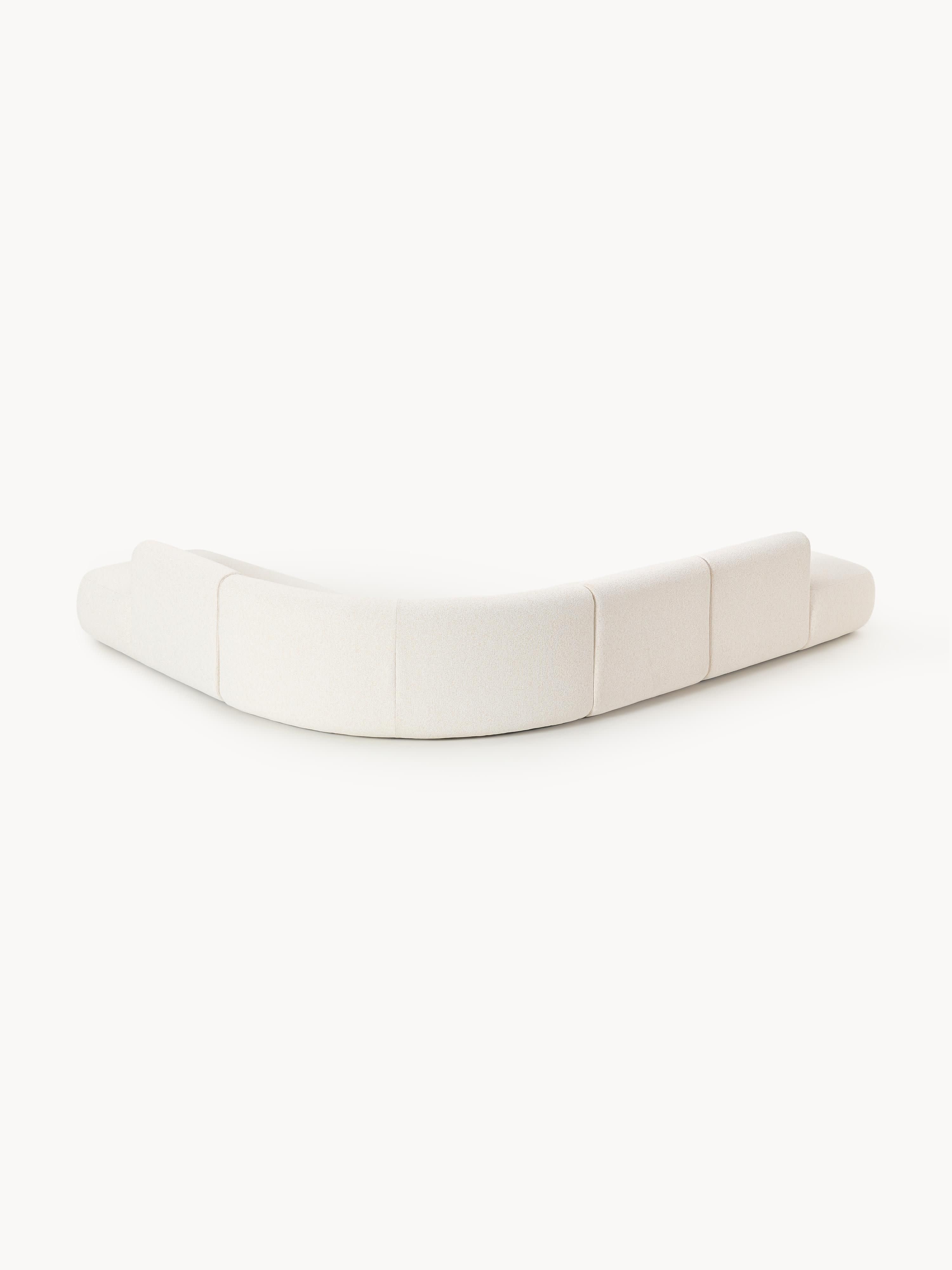 Modulaire bouclé hoekbank Sofia (4-zits)