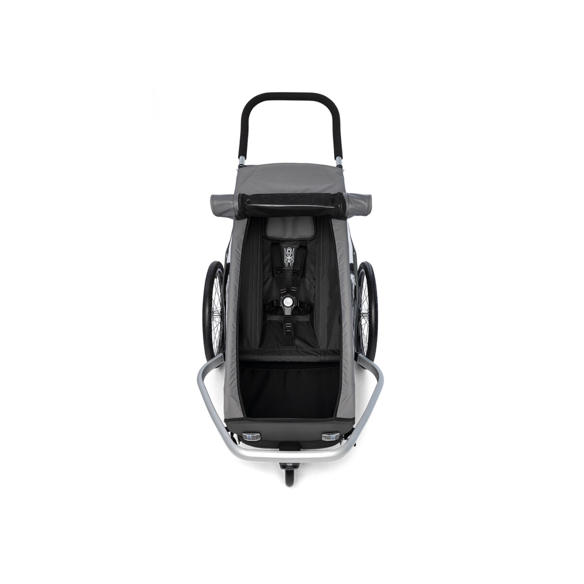 Croozer Croozer Kid Keeke 1 Fahrradanhänger 2in1 Mountain Grey