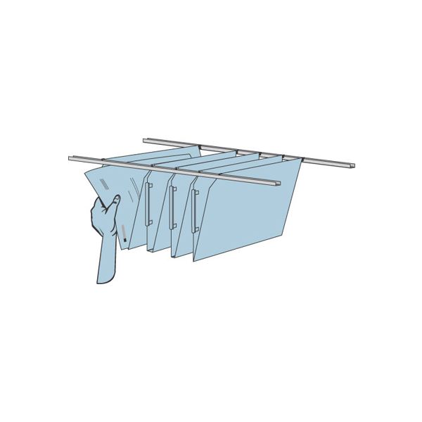 Fast Paperflow Pack Guias Pastas de Arquivo Suspenso Armários EOSO2R.02 - EORDS.01