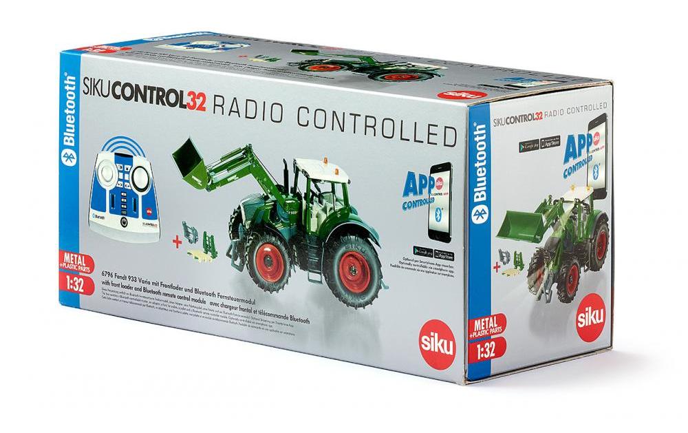 Traktor Fendt 933 Vario mit Controller RTR, 1:32<br>Siku Control Traktor mit funktionsfähigem Frontlader und Bluetooth Fernsteuerung