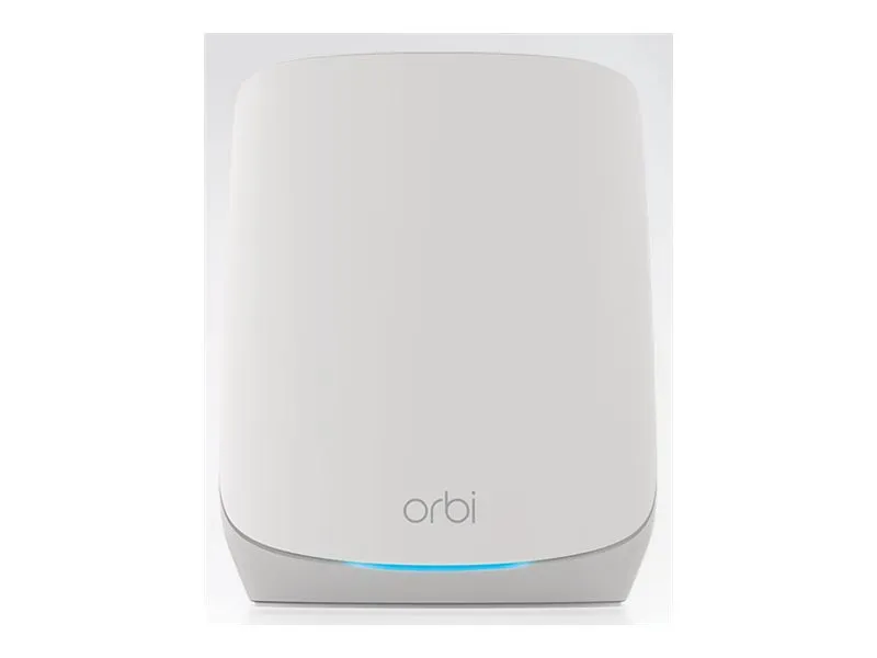 NETGEAR Orbi RBS760 - Wi-Fi-system - (forlænger) - op til 2000 sq.ft - mesh 1GbE, 2.5GbE - Wi-Fi 6 - Tri-Band