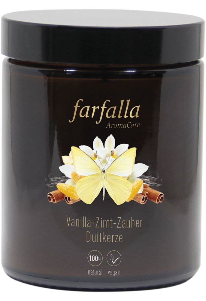 Farfalla Aroma-Duftkerze Vanilla-Zimt-Zauber 1 Stk