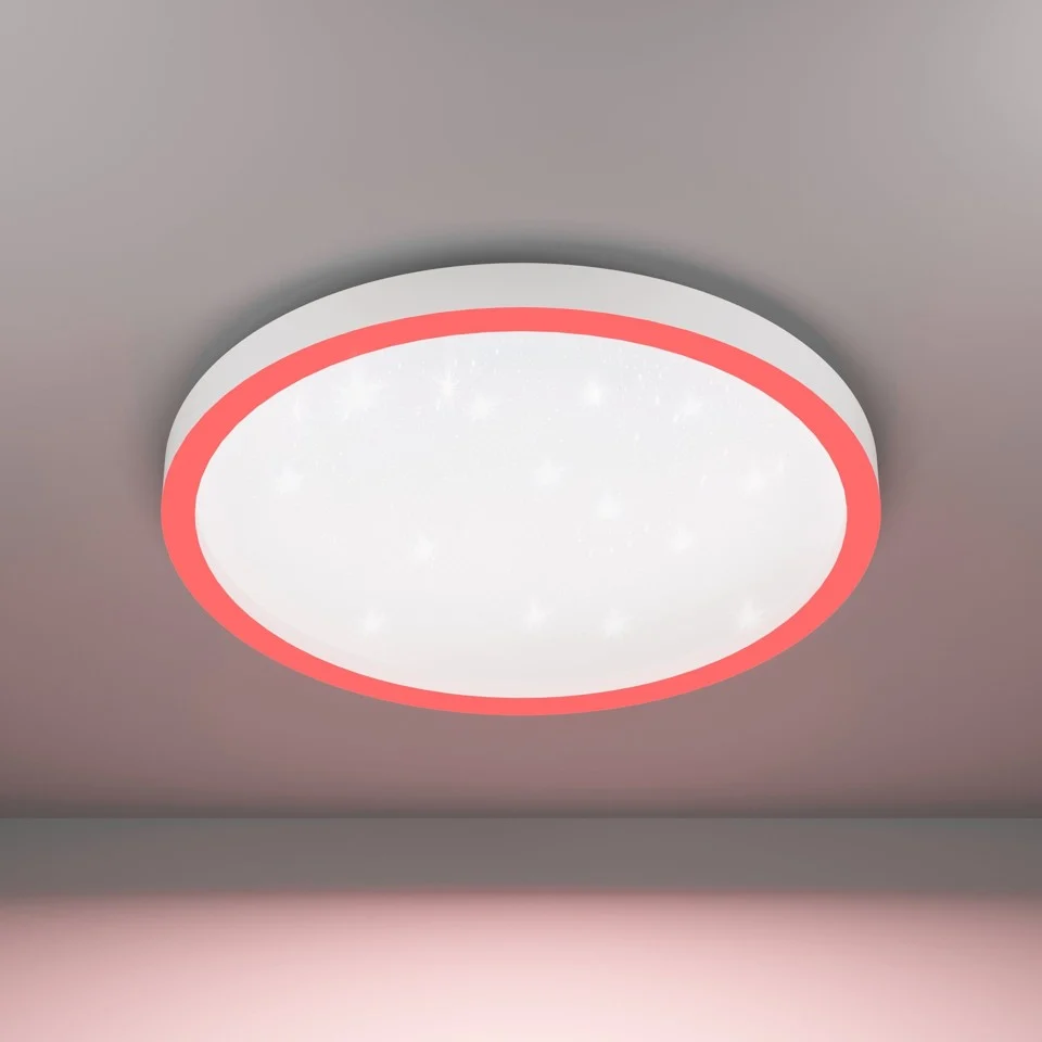 EGLO - Montemorelos-Z loftlampe hvid m/krystaleffekt Ø57 - RGB + TW - Zigbee, Bluetooth