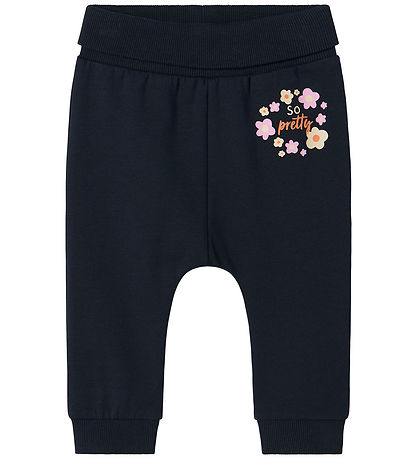 Name It Jogginghosen - NbfVrille - Dark Sapphire/Blumen