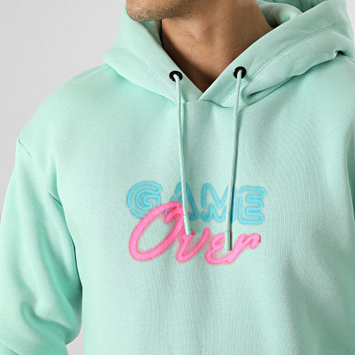 Sweat Capuche GK-1128 Vert Menthe